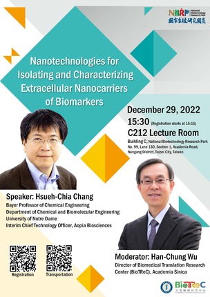 Nanotechnologies for  Isolating and Characterizing Extracellular Nanocarriers of Biomarkers