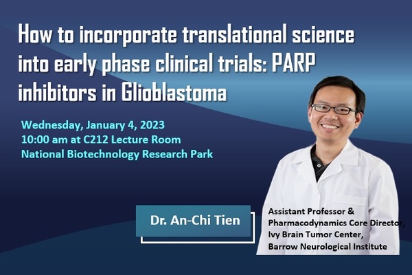 How to incorporate translational science into early phase clinical trials: PARP inhibitors in Glioblastoma